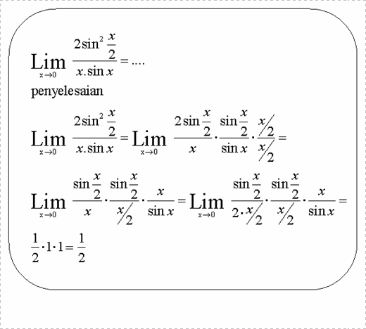 Contoh Soal Limit Matematika